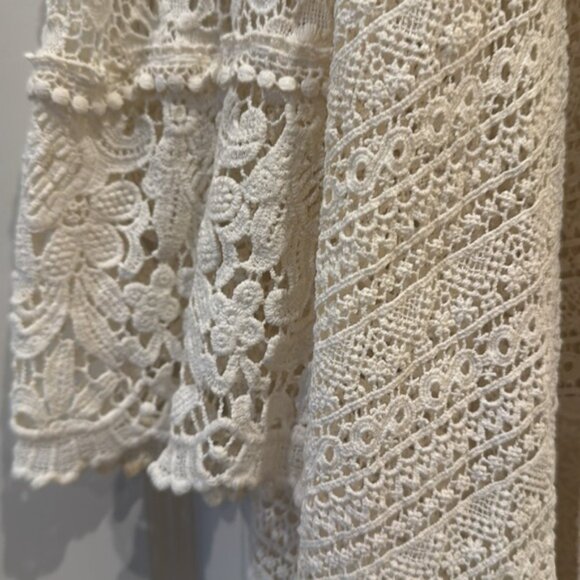 Johnny Was Flower Crochet Jacket - Picture 7 of 8